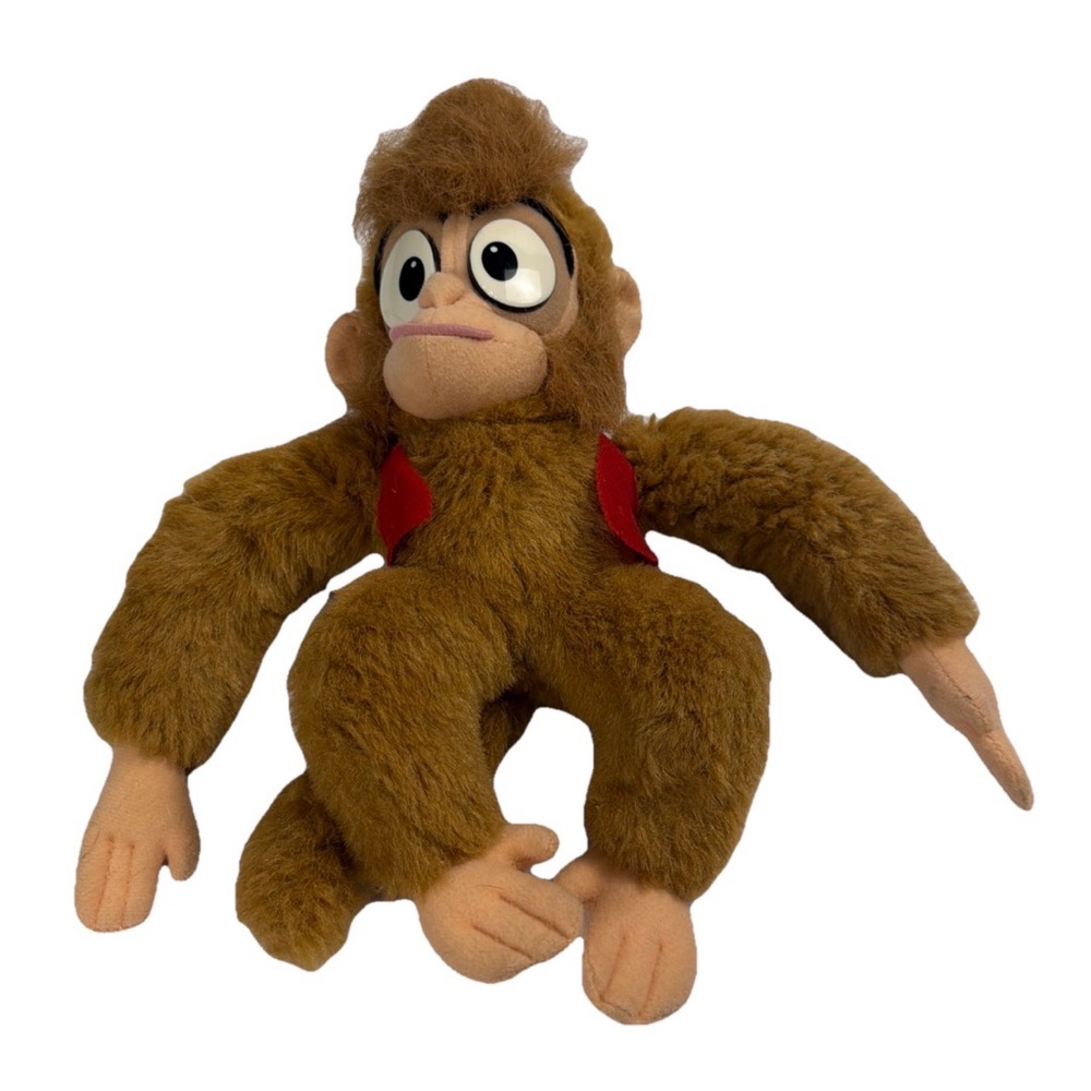Vintage 1992 Disney Aladdin Abu Monkey Plush Stuffed Animal